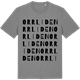 Mid Heather Gray t-shirt med Orrliden ordlek t-shirt