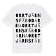 Orrtjärnsfäbodarna ordlek t-shirt