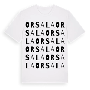 Orsala ordlek t-shirt – ekologisk bomull t-shirt från Pinshirt