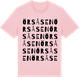 Pink Cotton t-shirt med Örsåsen ordlek t-shirt