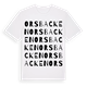 White t-shirt med Orsbacken ordlek t-shirt