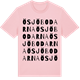 Pink Cotton t-shirt med Ösjöbodarna ordlek t-shirt