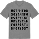 Mid Heather Gray t-shirt med Östanfors ordlek t-shirt