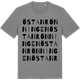 Mid Heather Gray t-shirt med Östanrönningen ordlek t-shirt