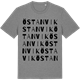 Mid Heather Gray t-shirt med Östanvik ordlek t-shirt