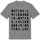 Mid Heather Gray t-shirt med Öster Silvbergs gruva ordlek t-shirt