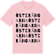Pink Cotton t-shirt med Österängarna ordlek t-shirt