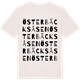 Vintage White t-shirt med Österbäcksåsen ordlek t-shirt