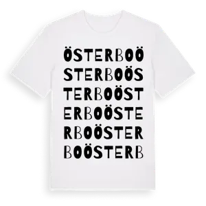Österbo ordlek t-shirt – ekologisk bomull t-shirt från Pinshirt