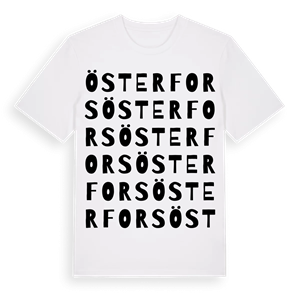 Österfors ordlek t-shirt – ekologisk bomull t-shirt från Pinshirt