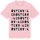 Pink Cotton t-shirt med Österviken ordlek t-shirt