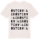 Vintage White t-shirt med Österviken ordlek t-shirt