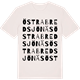 Vintage White t-shirt med Östra Bredsjönäs ordlek t-shirt