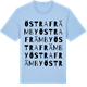 Blue Soul t-shirt med Östra Främby ordlek t-shirt