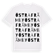 Östra Främby ordlek t-shirt