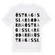 Östra Gisslarbodarna ordlek t-shirt