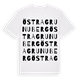 Östra Grunuberg ordlek t-shirt