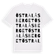 Östra Låsberget ordlek t-shirt