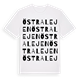 Östra Lejen ordlek t-shirt