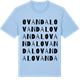 Blue Soul t-shirt med Ovandal ordlek t-shirt