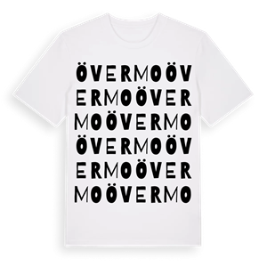 Övermo ordlek t-shirt – ekologisk bomull t-shirt från Pinshirt