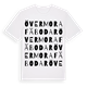 Övermora fäbodar ordlek t-shirt