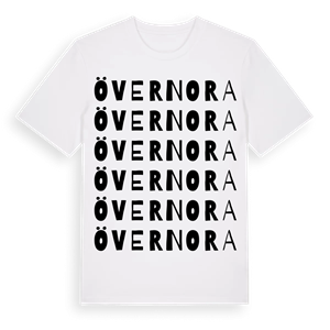 Övernora ordlek t-shirt – ekologisk bomull t-shirt från Pinshirt