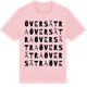 Pink Cotton t-shirt med Översätra ordlek t-shirt