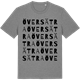 Mid Heather Gray t-shirt med Översätra ordlek t-shirt