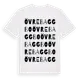White t-shirt med Övre Baggbo ordlek t-shirt