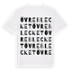 Övre Blecket ordlek t-shirt