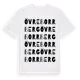 White t-shirt med Övre Borrberg ordlek t-shirt