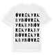 Övre Kyrkbyn ordlek t-shirt