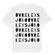 Övre Lexsjöbo ordlek t-shirt