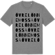 Mid Heather Gray t-shirt med Övre Lönnemossa ordlek t-shirt