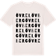 Vintage White t-shirt med Övre Lövberg ordlek t-shirt
