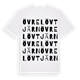 Övre Lövtjärn ordlek t-shirt