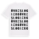 Övre Slogberg ordlek t-shirt