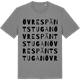 Mid Heather Gray t-shirt med Övre Späntstugan ordlek t-shirt