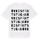 Övre Späntstugan ordlek t-shirt