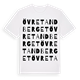 Övre Tandberget ordlek t-shirt