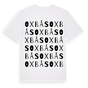 Oxbås ordlek t-shirt – ekologisk bomull t-shirt från Pinshirt