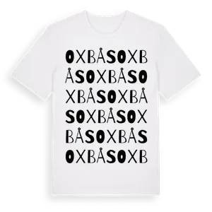 Oxbås ordlek t-shirt – ekologisk bomull t-shirt från Pinshirt