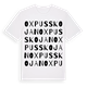 Oxpusskojan ordlek t-shirt