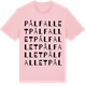Pink Cotton t-shirt med Pålfallet ordlek t-shirt