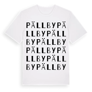 Pällby ordlek t-shirt – ekologisk bomull t-shirt från Pinshirt