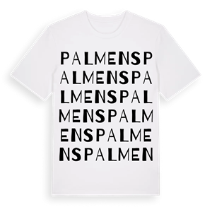 Palmens ordlek t-shirt – ekologisk bomull t-shirt från Pinshirt