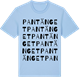 Blue Soul t-shirt med Pantänget ordlek t-shirt