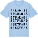 Blue Soul t-shirt med Paradiset ordlek t-shirt