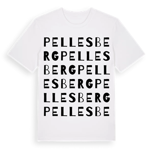 Pellesberg ordlek t-shirt – ekologisk bomull t-shirt från Pinshirt